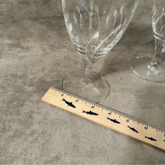 Pilsner Two Cristal D’Arques Nova 16 oz Crystal Iced Tea Beverage Glass 8” Tall - Picture 11 of 12